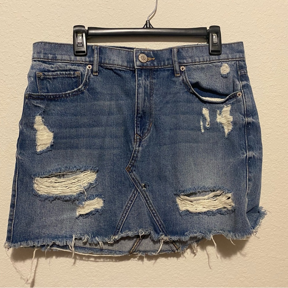 Express Jeans Mini Skirt